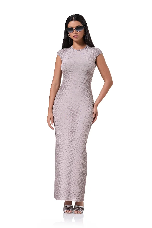 Forward Trendsetter Refined Look Cody Maxi Dress - Nude Illusion