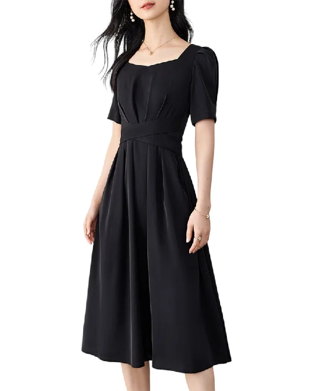 Winter Warehouse Sale Charming Silhouette Ounixue Midi Dress