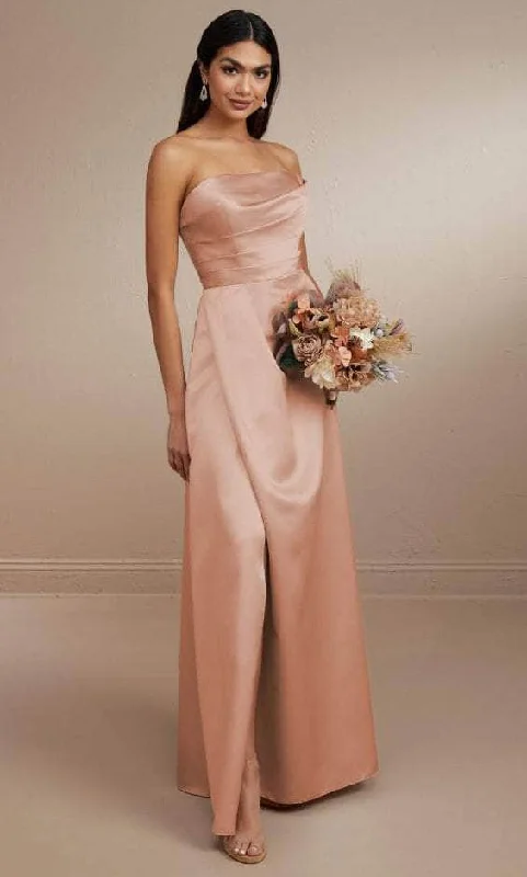 Street Chic Discounts Feminine Soft - Hued Look Christina Wu Celebration 22173 - Strapless Satin Dress