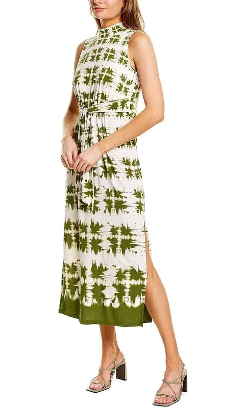 Limited Styles Bold Patterns London Times T5694M - Printed Sleeveless Long Dress