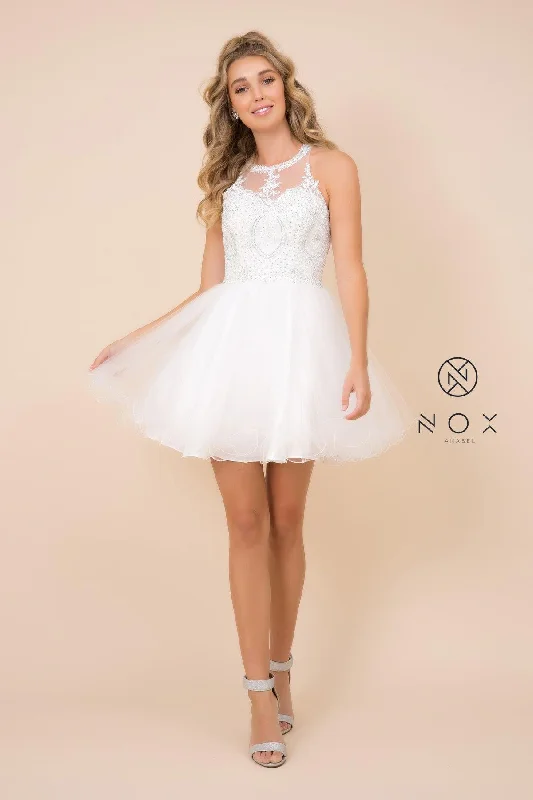 Fashion-Forward Offers Grab Romantic Date - Night Styles Now Sleeveless Short Tulle Homecoming Dress