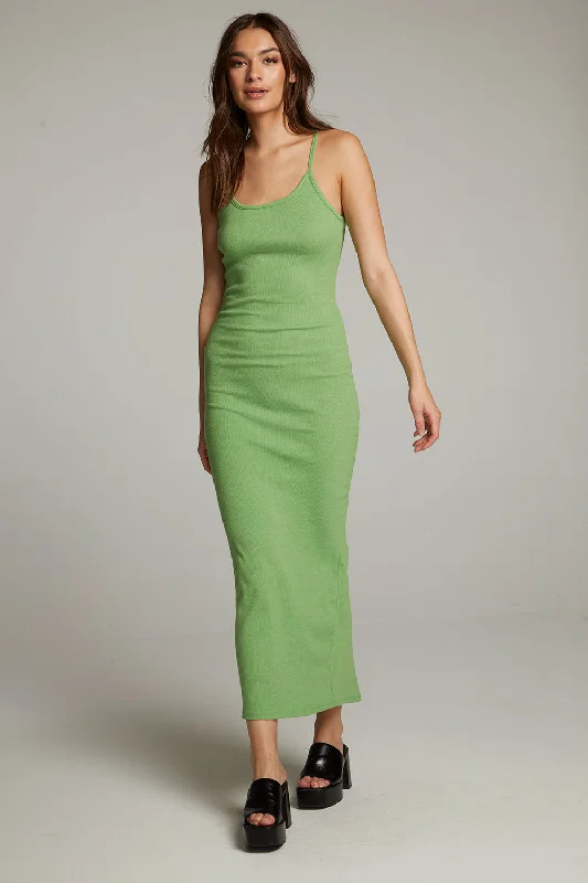 Trendy Women'S Wear Collection Vintage Elegance Emma Piquant Green Maxi Dress