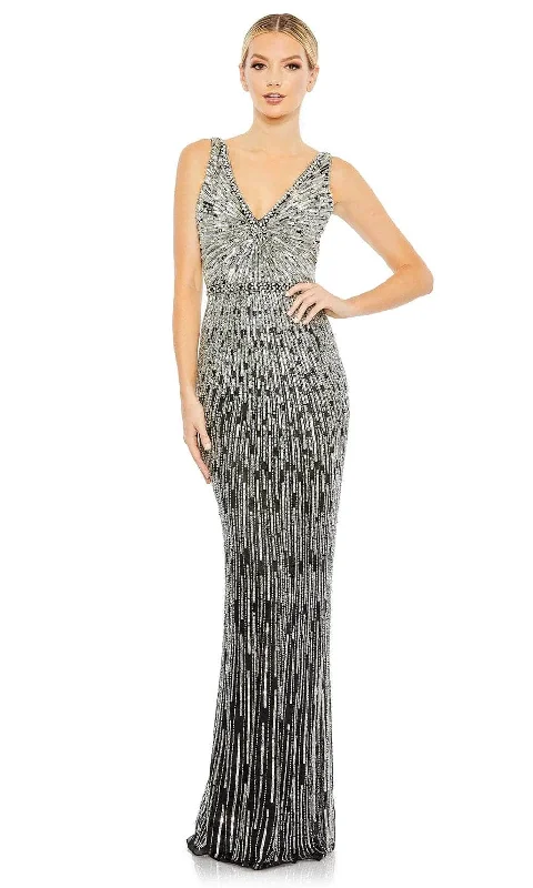 Elegant Fashion Offers Great Deals on Ethnic Cultural Wear Mac Duggal 5483 - Sleeveless Sequin Evening Dress