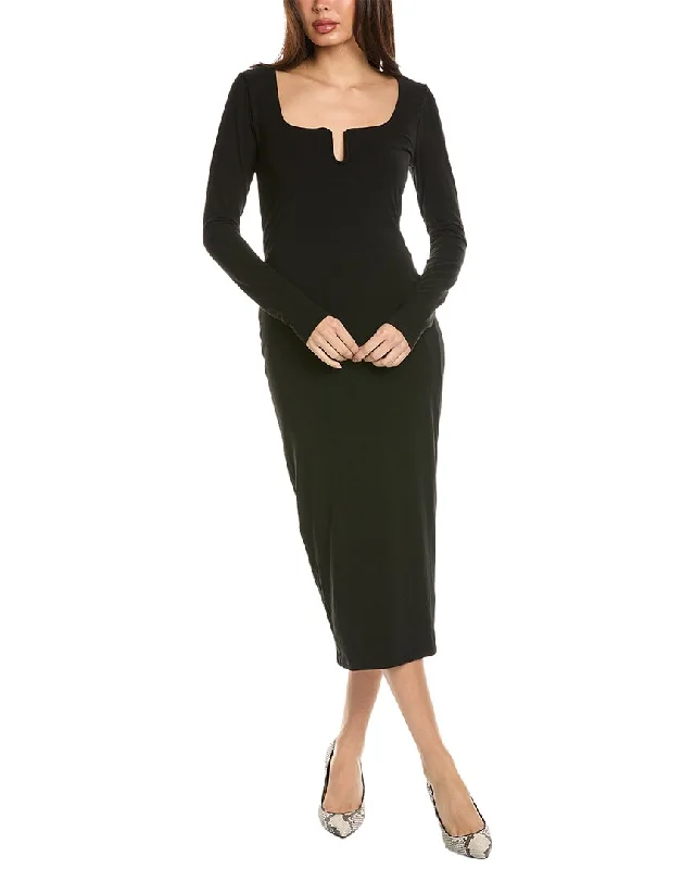 Weekend Exclusive Bold Silhouette GOOD AMERICAN U-Ring Midi Dress