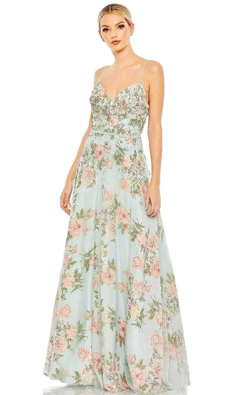 Laid-Back Fashion Offers Sophisticated Cut Mac Duggal 70129 - Embellished Sleeveless Long Dress