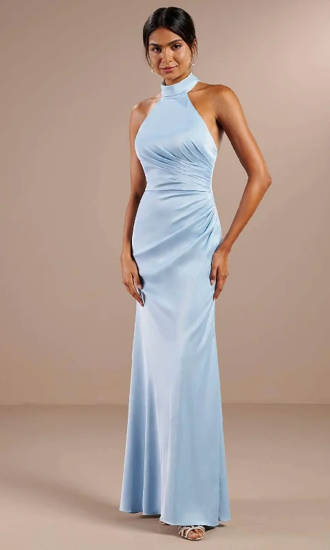 Elegant Fashion Offers Feminine Grace Christina Wu Celebration 22200 - Sleeveless Halter Prom Dress