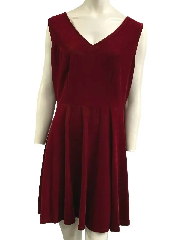 Special Offer For You Alluring Design Mini Dress In Wine