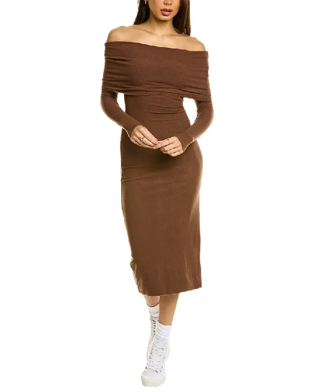 Enjoy Discount Save on Classic Elegant Styles Moonsea Off-The-Shoulder Midi Dress