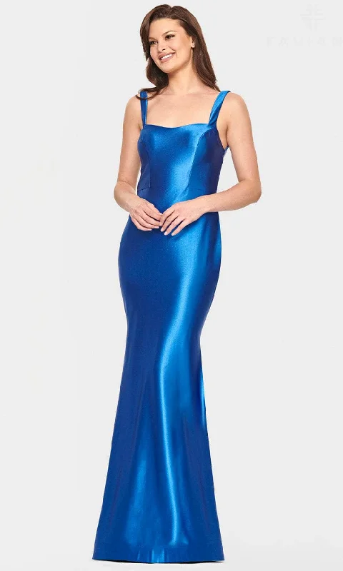 Fresh Fashion Discounts Fashion-Forward Style Faviana S10809 - Scoop Neck Satin Evening Gown