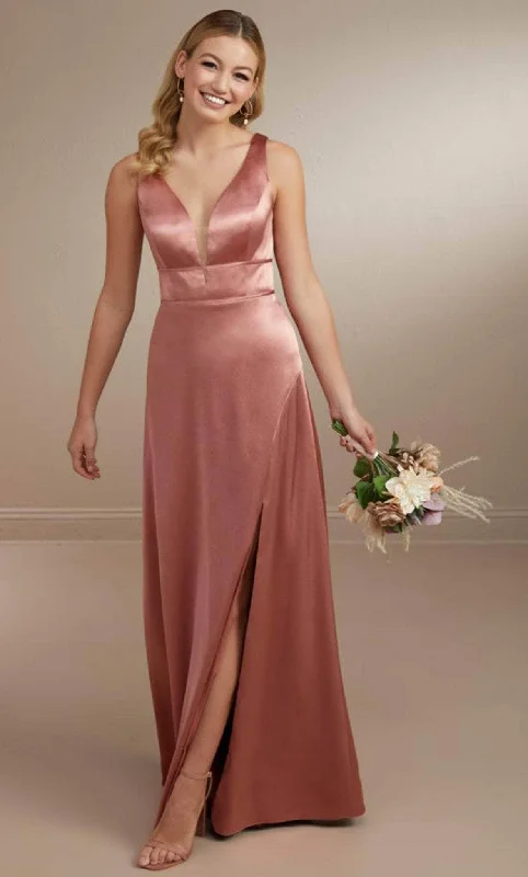 Hot Sale Weekend Special Christina Wu Celebration 22160 - Plunging V-Neck Satin Evening Gown