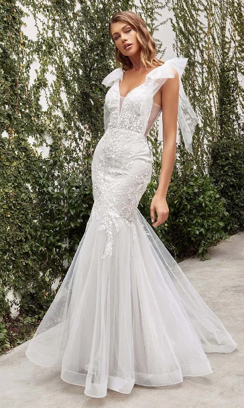 Sporty Fashion Offers Urban Sophistication Andrea and Leo - A1039W Embroidered Mermaid Bridal Gown