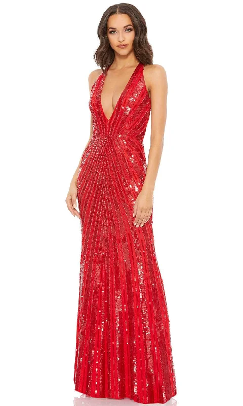 Holiday Glam Vibrant Prints Mac Duggal 93560 - Shimmering Sleeveless Evening Dress