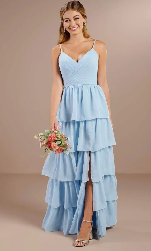 Contemporary Casual Deals Contemporary Elegance Christina Wu Celebration 22188 - Sleeveless V-neck A-line Dress