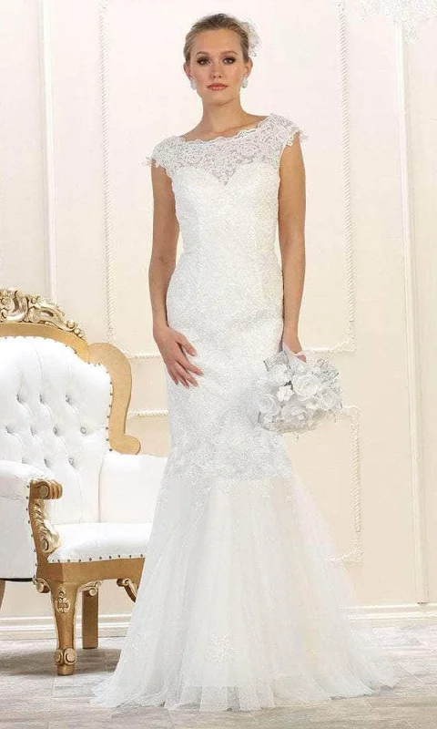 Classic Modern Offers Luxe Layering May Queen Bridal MQ1564B - Laced Mermaid Dress