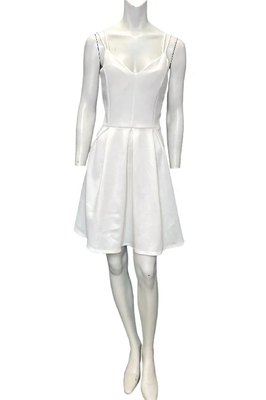 Hot Brand Discounts Everyday Glamour Mini Dress In White