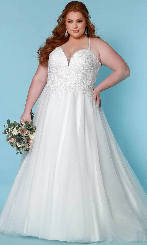 Fashionista Favorites Luxe Layering Sydney's Closet Bridal - SC5277 Sweetheart Embroidered Bridal Gown