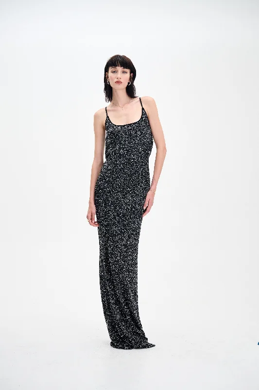 Casual Chic Deals Elegant Ensemble NATASHA SEQUINS MAXI DRESS