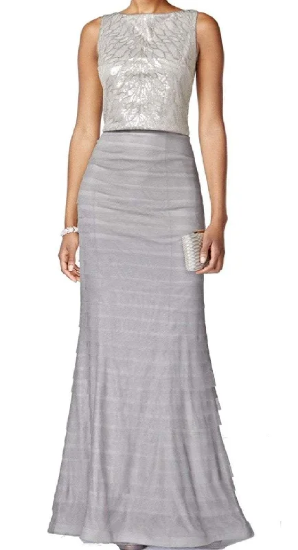 Trendy Threads Limited - Edition Drops Adrianna Papell - 81928040 Sleeveless Embellished Bateau Sheath Dress