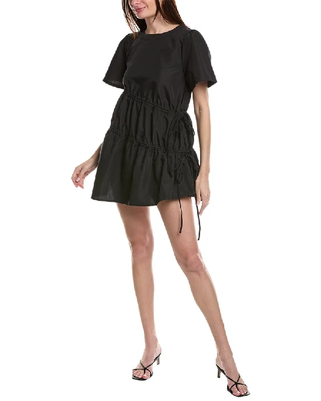 Trendy Looks On Sale Fashion-Forward Style Maison Maar Drawstring Mini Dress