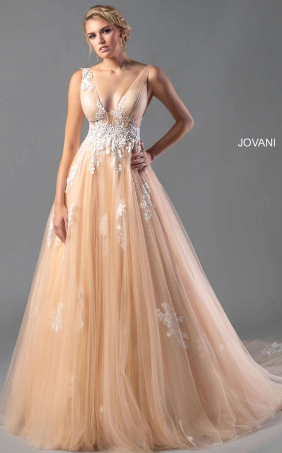 Easy Elegance Sales Chic Allure Jovani 04114 Sleeveless Long Prom Dress AV