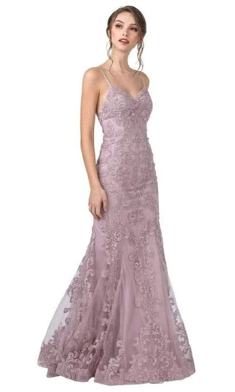 Stylish Looks Fashion-Forward Style Aspeed Design - L2349 Sweetheart Trumpet Sleeveless Dress