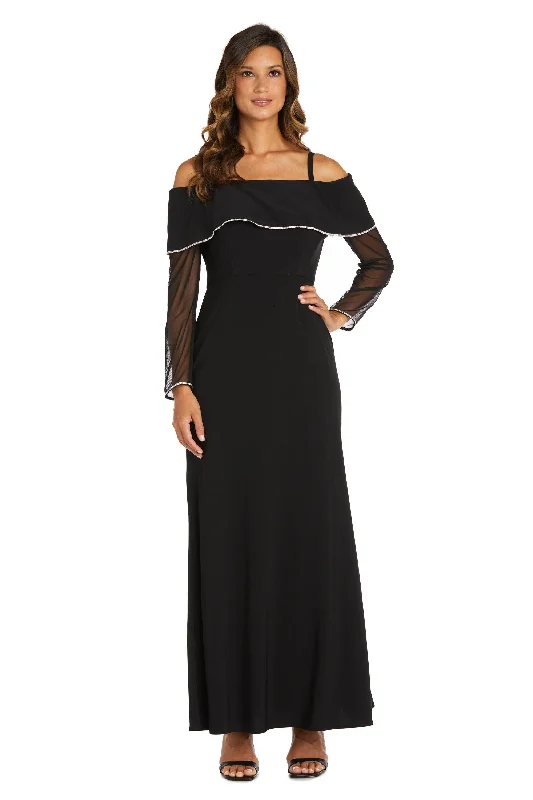 Discover Now Parisian Effortless Chic Style R&M Richards 2637P Long Formal Petite Evening Dress