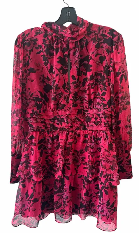 Edgy Fashion Deals Vintage Charm Amanda Uprichard red floral Size M Dress