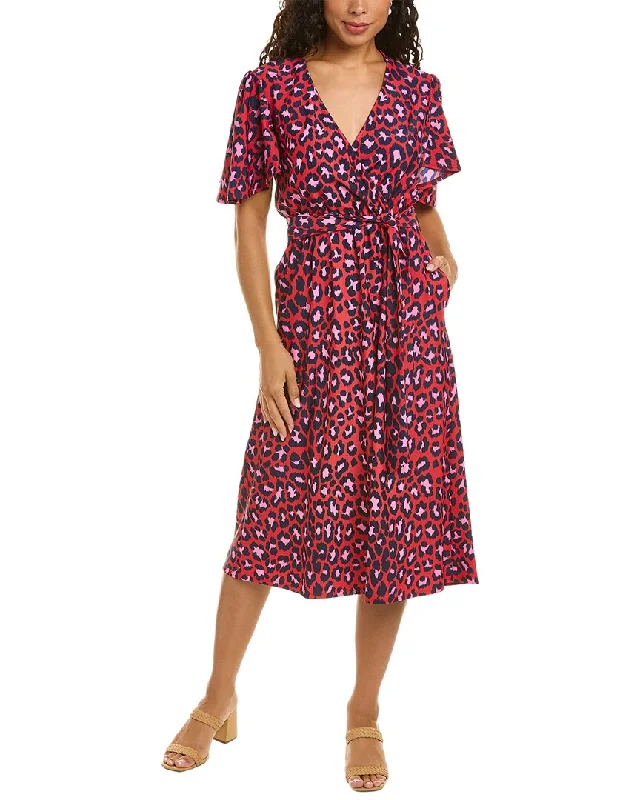 Special Offer For You Graceful Drape Jude Connally Camille Midi Dress