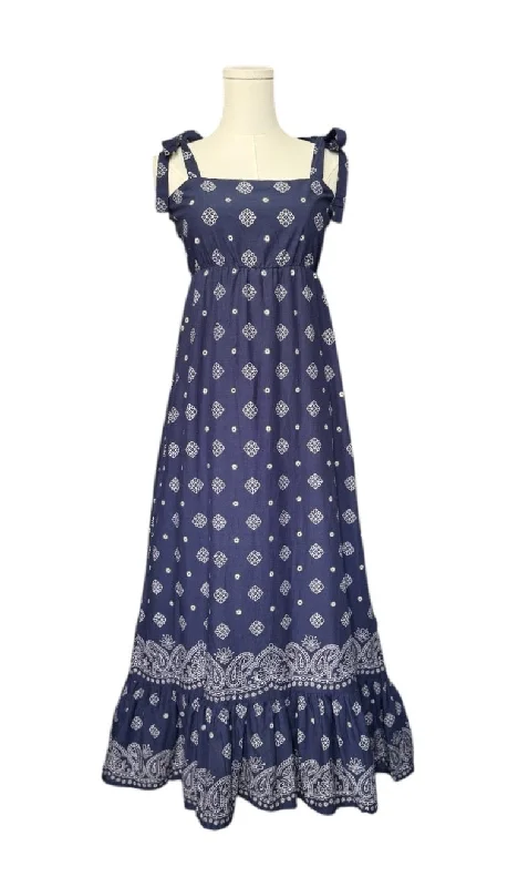 Big Savings Limited - Stock Lucy Maxi Dress Navy Bandana