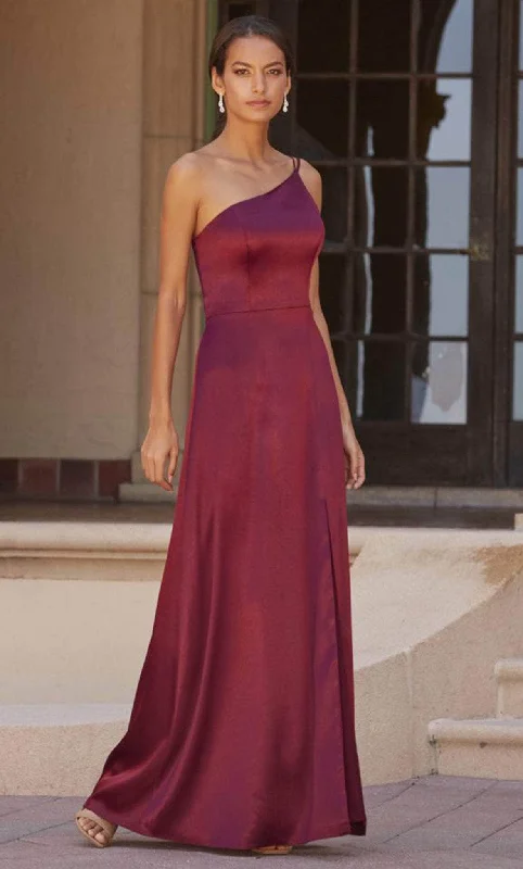 Valentine's Special Dreamy Draping Christina Wu Celebration 22154 - Asymmetric Satin Evening Dress