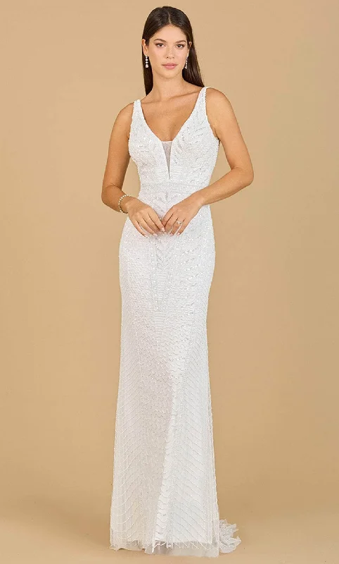 Vibrant Style Promotions Dreamy Aesthetic Lara Dresses 51147 - V-Neck Beaded Bridal Dress