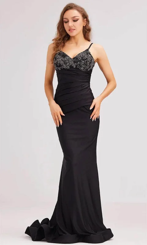 Special Offers, Don't Miss Modern Romance J'Adore Dresses J23004 - Rhinestone Embellished Sleeveless Prom Dress