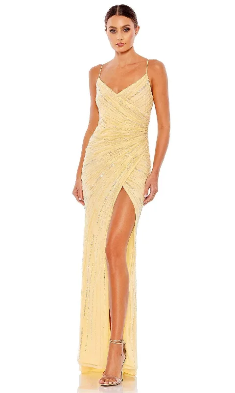 Exclusive Discount Modern Romance Mac Duggal 93733 - Sleeveless Deep V-neck Evening Dress