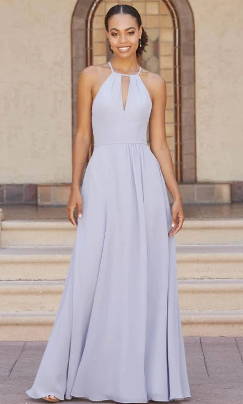 Boutique Styles Parisian Effortless Chic Style Christina Wu Celebration 22150 - Sleeveless Halter Neck Evening Dress