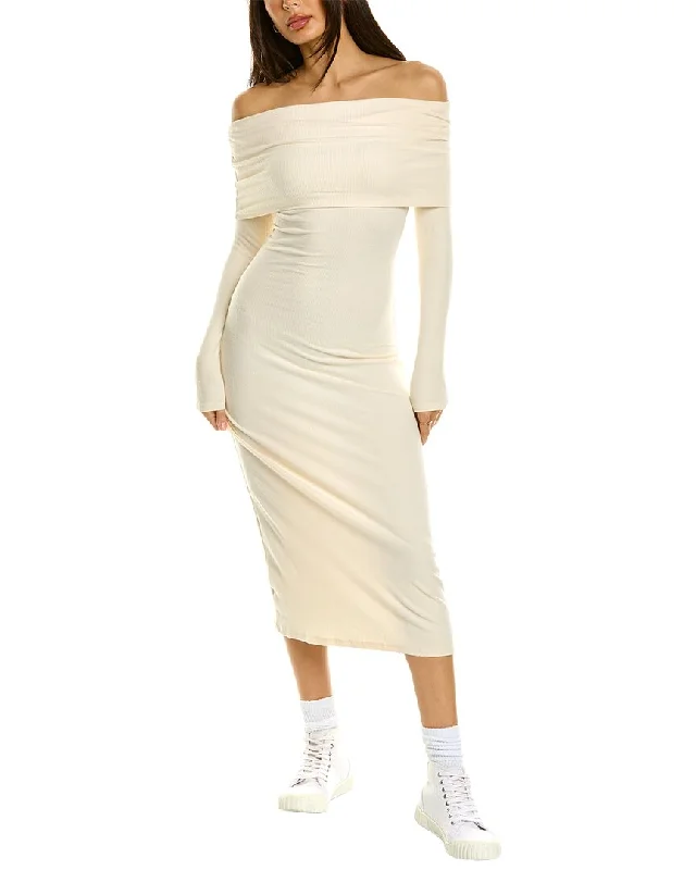 Holiday Glam Great Deals on Ethnic Cultural Wear Moonsea Off-The-Shoulder Midi Dress