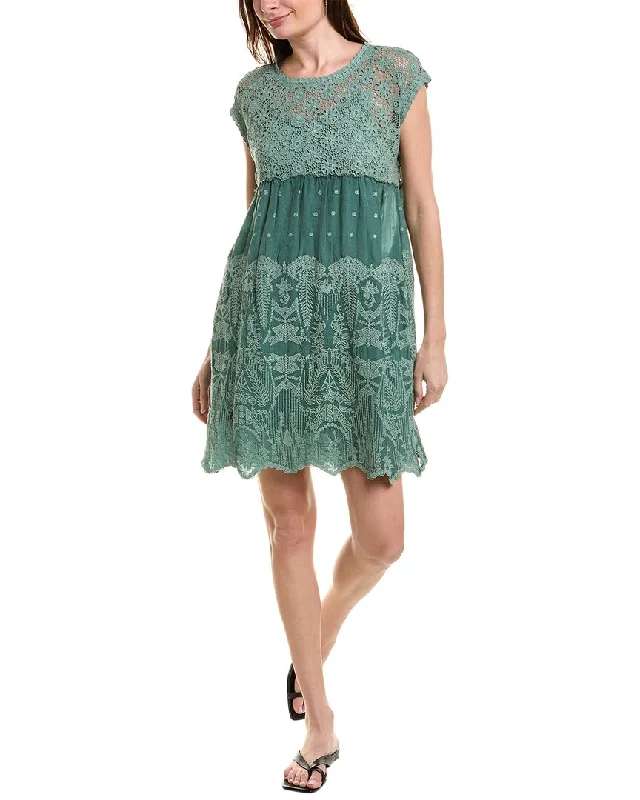 Chic And Trendy Effortless Style Johnny Was Flower Getaway Mini Dress