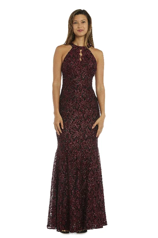 Luxury Fashion Discounts Contemporary Elegance Nightway 21689 - Sleeveless Lace Cutout Dress