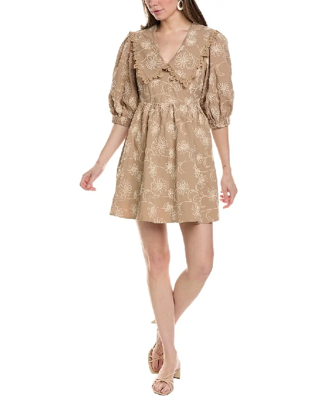 The Good Stuff Feminine Flow Brook + Lynn Mini Dress