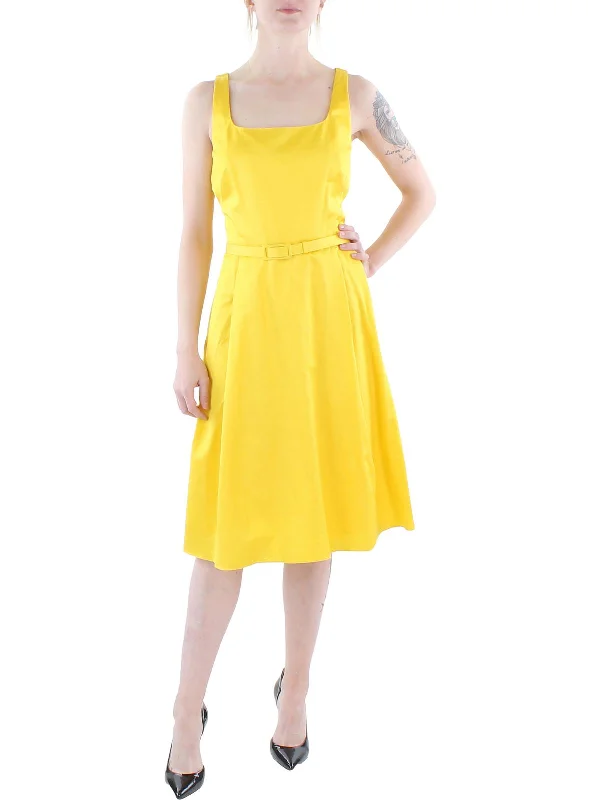 Affordable Luxury Fashion Limited - Edition Drops Womens Sleeveless Knee-Length Midi Dress