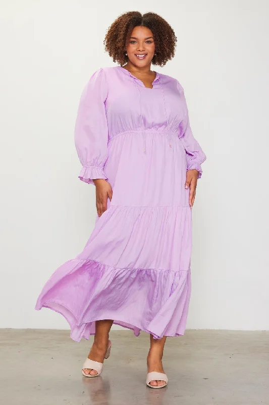 Latest Fashion Limited - Edition Drops Pretty In Lavender Maxi Dress