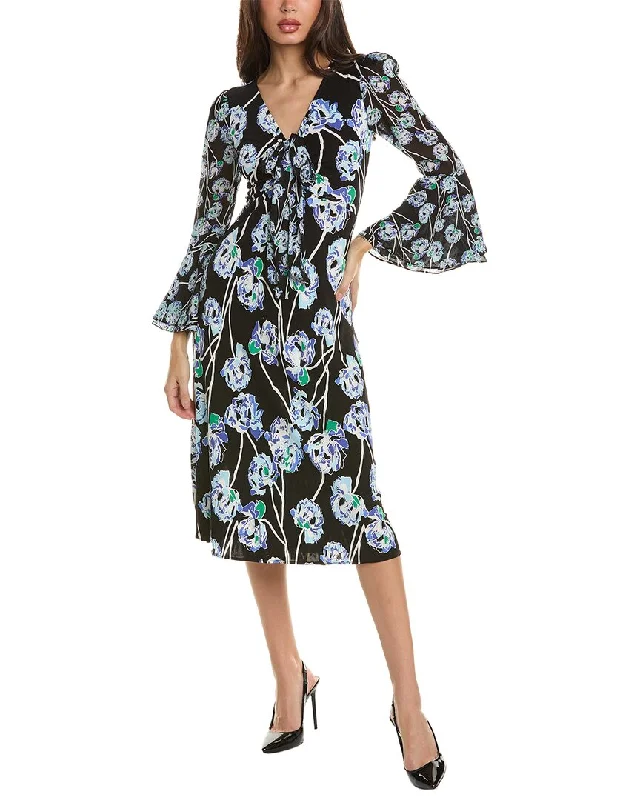 Trend Alert Playful Elegance Diane von Furstenberg Shauna Midi Dress