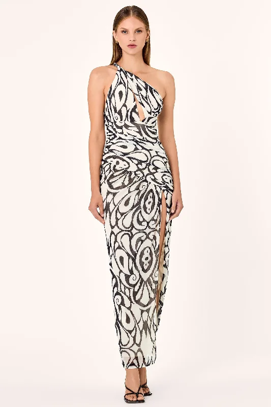 Premium Style Everyday Glamour Drue Maxi Dress - Ivory Inez