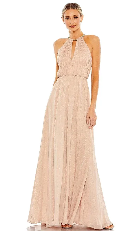 Shop Sale Items Parisian Effortless Chic Style Ieena Duggal 55822 - Sleeveless Cutout Evening Dress