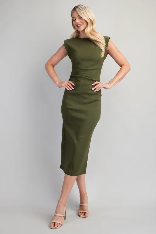 Clearance Event Chic Urban Fashion Look Cassandra Maxi Dress - Olive