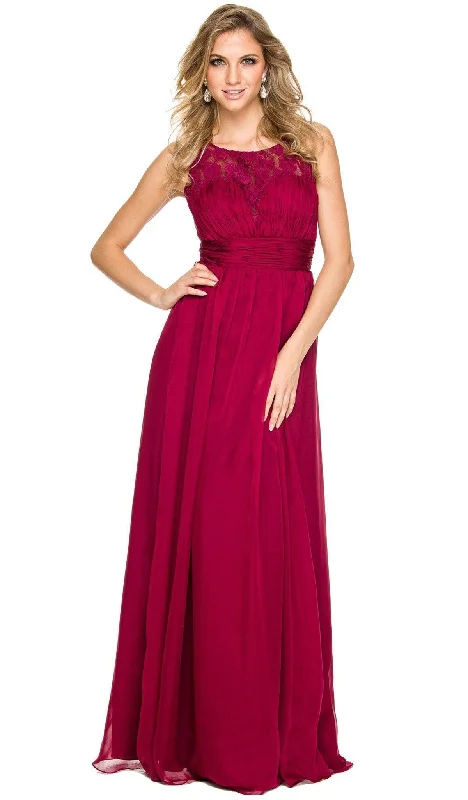 Limited Time Offer Urban Sophistication Nox Anabel - 7126 Sleeveless Lace and Chiffon A-Line Evening Dress