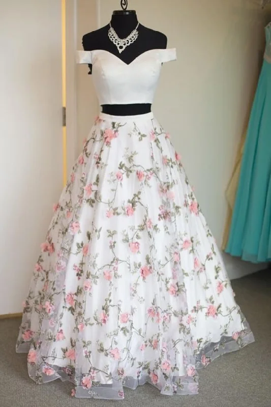 Best-Sellers Vintage Elegance Floral Prom Dress    cg20612