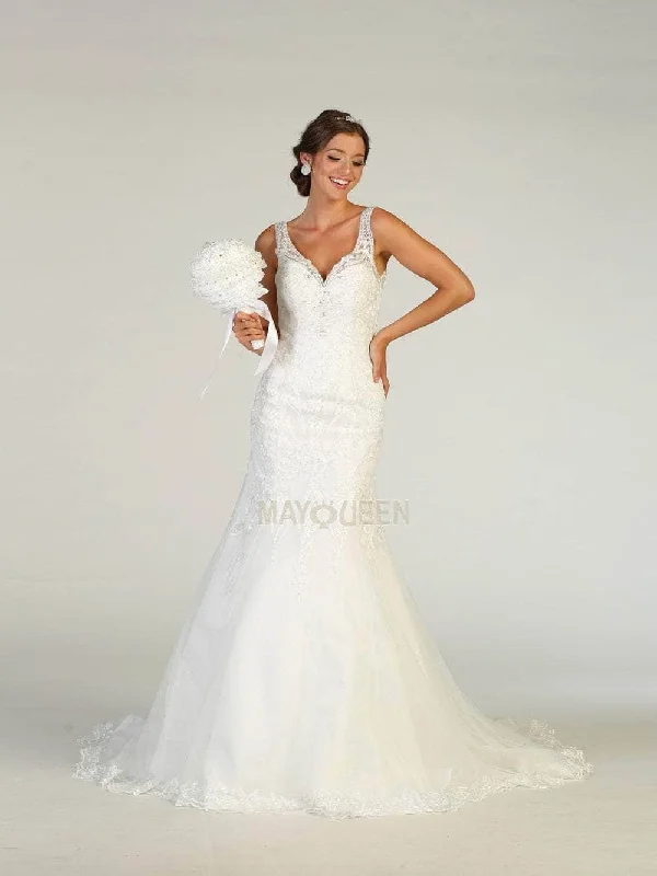 Limited-Time Offer Feminine Soft - Hued Look May Queen Bridal RQ7798