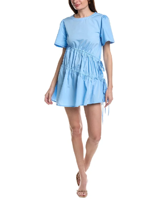 Affordable Trendy Fashion Rustic Countryside Charm Look Maison Maar Drawstring Mini Dress