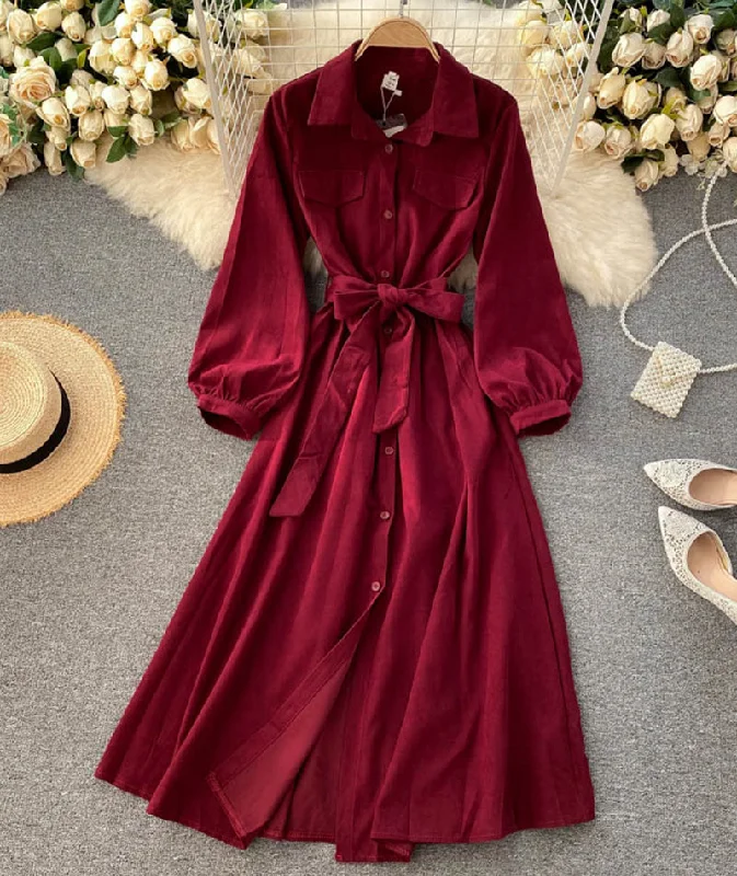 Summer Deals Y2K Nostalgic Fashion Look Stylish A line long sleeve dress  952