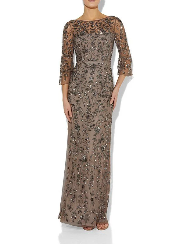 Flash Sale Starts Casual Chic Eliza Gunmetal Hand Beaded Gown